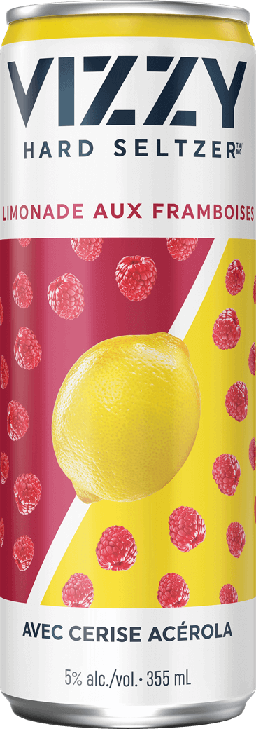 Raspberry lemonade can